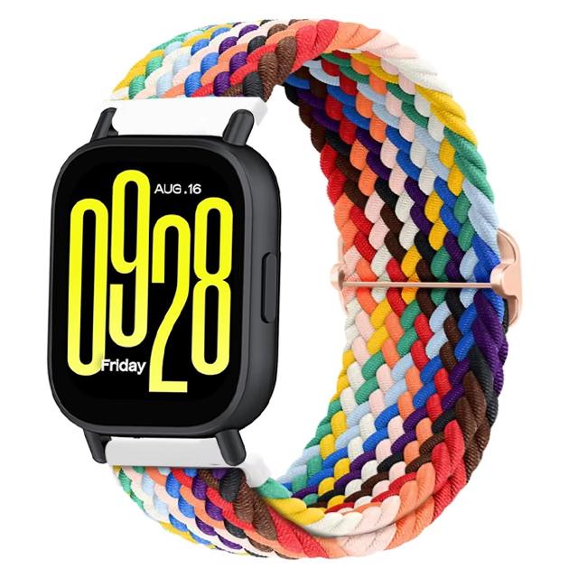 Плетеный solo loop ремешок для Redmi watch 5 active Аксессуары для умных часов сменный ремень браслет correa Redmi watch 5 lite Ремешок
