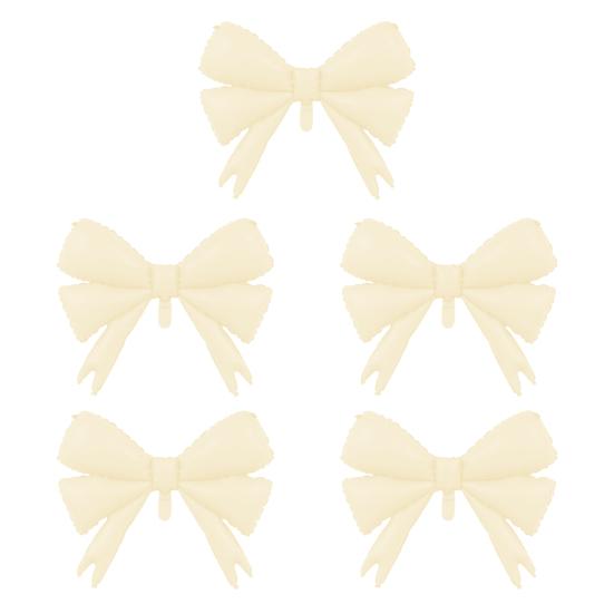 5 Pcs Bow Balloons Large Bowtie Foil Balloon for Bow Theme Birthday Party Wedding Baby Shower Mouse Party Supplies