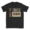 Unisex Wounisex 1966 60th Birthday Gifts 60 Years Old Shirt Pure Cotton Graphic Tshirt Clothing Outfits