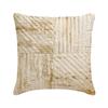 Euro Sham Pillow Covers Gold Euro Pillow Sham Linen Striped Quilted & Foil Sham For Couch Patchwork Modern Style Easter - Carat Lane