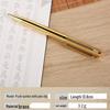 Шариковая ручка Pure Brass Signature — элегантный подарок для деловых людей и выпускников, идеальный вариант для студентов и профессионалов.