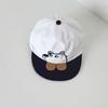 Casual Infant Sun Visor Hat Quick Dry Kids Peaked Caps Spring Cartoon Bear Baby Hat  Boys/girls