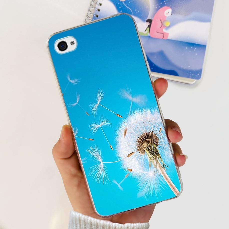 For Apple iPhone 4 Case Popular Flower Astronaut Clear Funda Soft Silicone Cover For iPhone 4s 4 s Bumper for iPhone4 Coque Capa