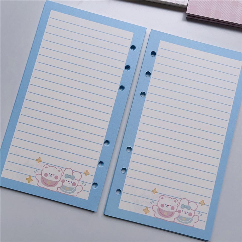 45 Sheets Inner Refill Spiral Binder Paper Heart Notebook Index Inside Page  Kids Student Gifts