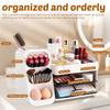 Drawer Makeup Storage Box Plastic Skincare Display Case Large Capacity Dressing Table Desktop Organizer Holder Stationery Box