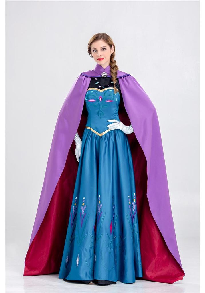 Frozen Cosplay Princess Anna Adult Halloween Costume