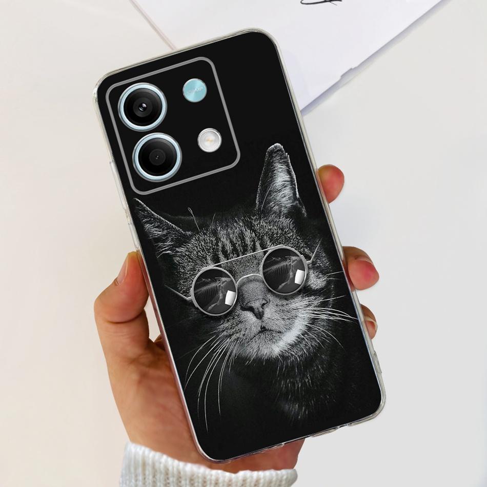 For Xiaomi Redmi Note 13 4G Case Redmi Note 13 Pro 4G Global Cute Soft Silicone TPU Slim Cover For Redmi Note13 13Pro 4G