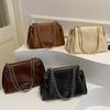 Niche Bag for Women's New Autumn and Winter Fashion Chain Bag High End and Versatile Retro Commuter One Shoulder Crossbody Bag