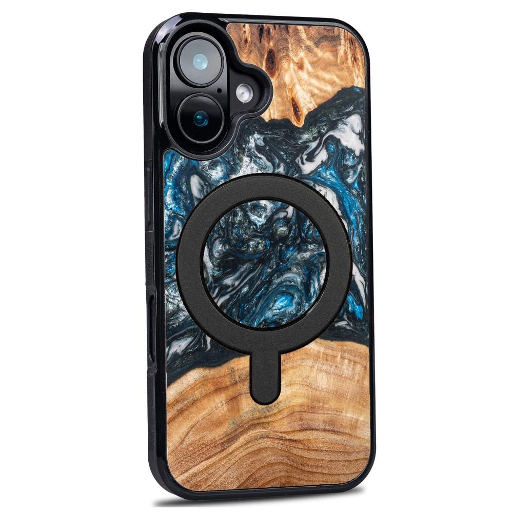 Bewood Unique iPhone 16 Case - Planets - Earth with MagSafe