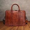 Мужская сумка-портфель из натуральной кожи для поездок на работу, сумка через плечо, мужская сумка из высококачественной кожи растительного дубления