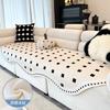 Ice Silk Sofa Cushion For Summer New Sofa Seat Cushion Non-Slip Straight Row Three-Person High-End Cover Cloth Towel