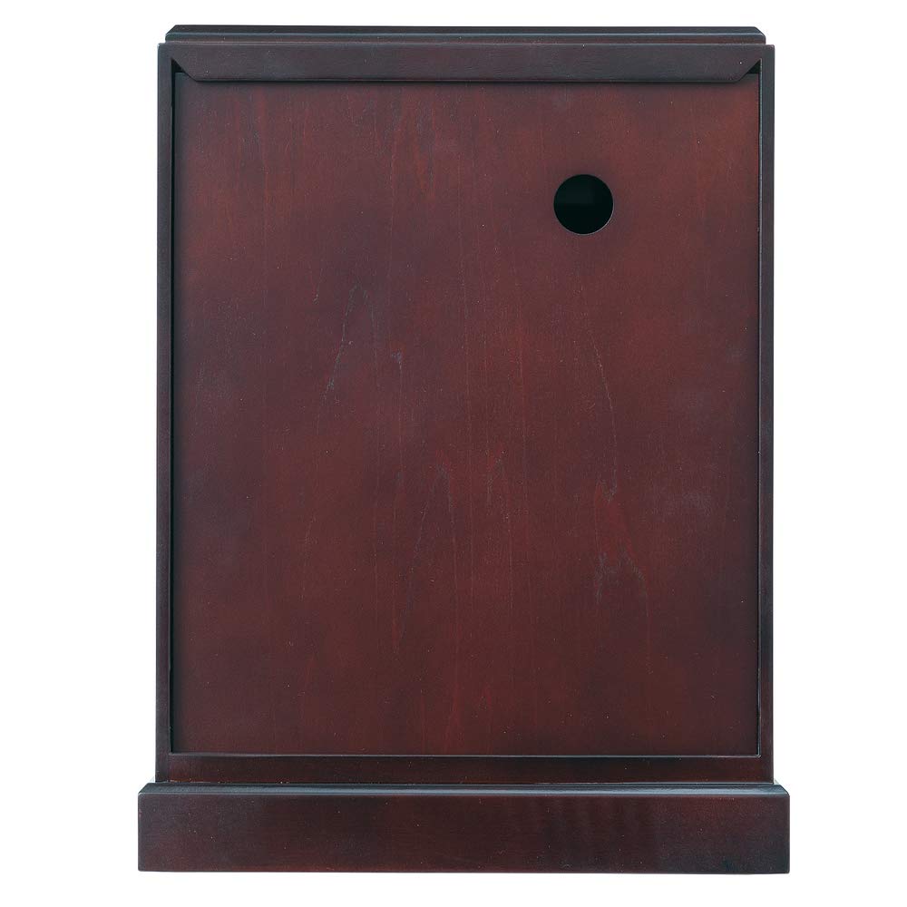 Seiko Часы настольные часы радио аналоговые вращающиеся декоративные деревянные рамки темно-коричневого дерева BY243B SEIKO