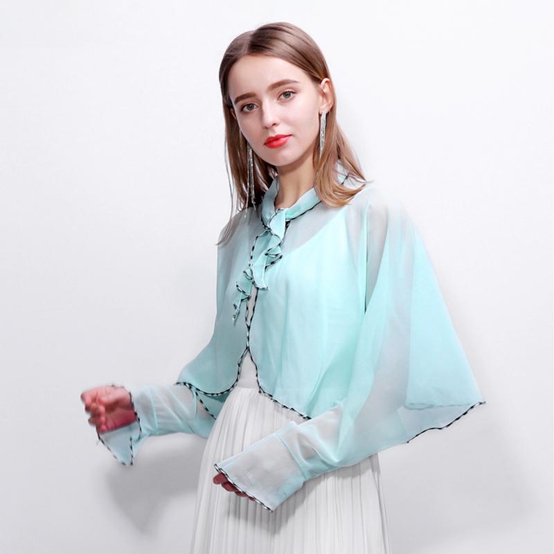 1 шт. Тонкий свободный защитный рукав с длинным рукавом, дышащий женский кардиган, модная защита от солнца, корейский стиль, солнцезащитный платок