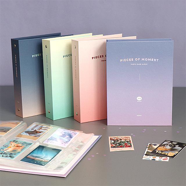 IC KOREA Moment Photo Card Album 160 карманов фотокарты K-pop mini polaroid переплет бизнес-имя визитница чехол держатель для хранения книг органайзер