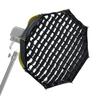NiceFoto mini-50g 50 см/20 дюймов Мини восьмиугольный софтбокс со съемной рассеивающей тканью и сотовой решеткой
