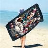 Personalized Frozen Magic Adventure Beach Towel Microfiber Beach Towel Thin Absorbent for Beach Swimming Yoga Bath Sports. 0910197