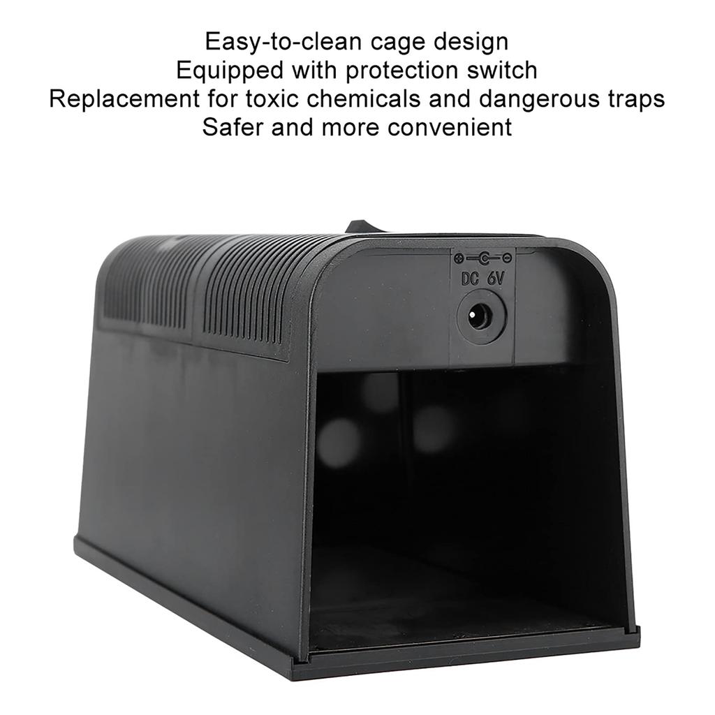 Electronic Mouse Rodent Humane Electric Shock Mouse Efficient and Safe for Home Use In and Storage Rooms Killer, High-Voltage Mousetrap, Trap,