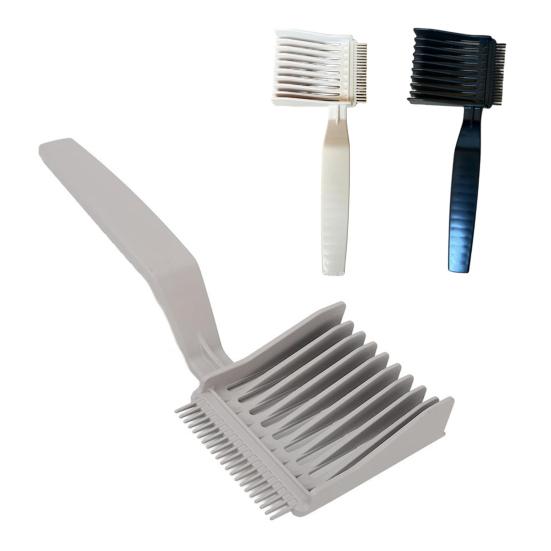 2Pcs Barber Fade Comb Anti-static Men Curved Blending Flat Top Hair Clipper Guide Haircut Comb Home Salon Professional Hairdresser Styling Comb