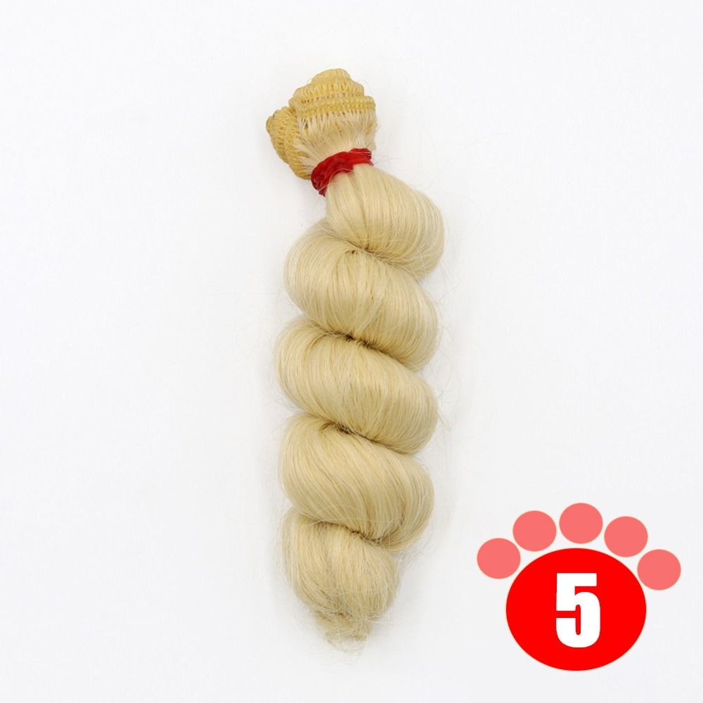 Красочные кудрявые парики из термостойкого волокна, парик для куклы, аксессуары для куклы для 1/3 1/4 1/6 SD/BJD