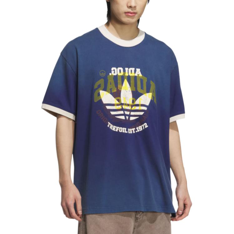 adidas Оригинальная футболка Ringer с эффектом ретростирки SS25, унисекс, топы KC0289