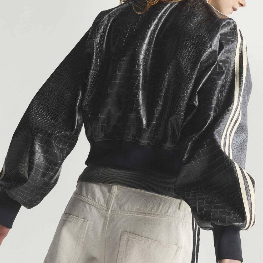 adidas Женская модная куртка из искусственной кожи Sst Ke5035