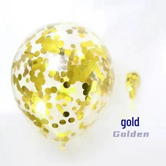 12-дюймовые прозрачные латексные шары с конфетти и блестками для свадеб, дней рождения и праздничных торжеств