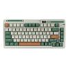 KZZI K75 PRO RGB Wireless Gasket Mechanical Triple Mode BT 82 Keys Gaming Keyboard with Knobs and Power Custom Linear Green 75% Keyboard,