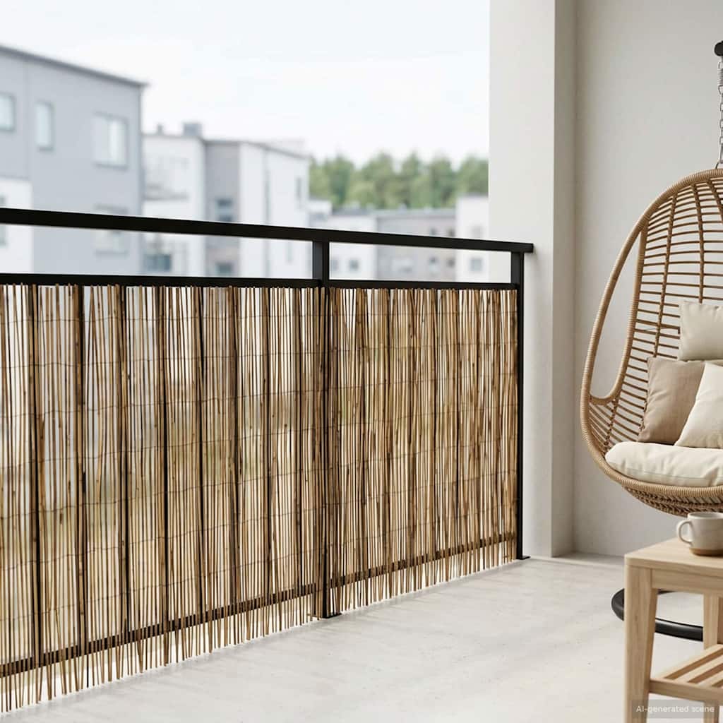 Garden Reed Fence Carbon 400 x 100 cm