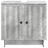 Bathroom Vanity Cabinet EDE Concrete Grey 59.5 x 31.5 x 59 cm