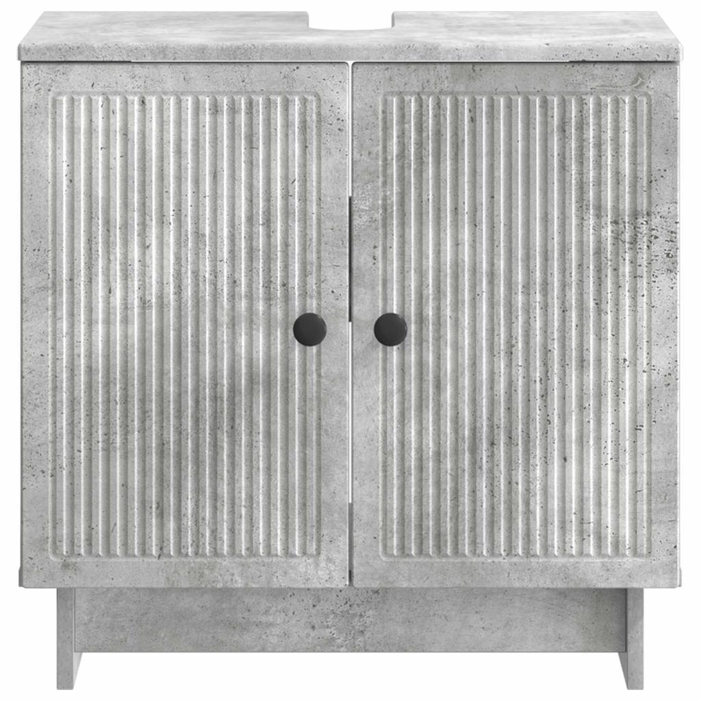Bathroom Vanity Cabinet EDE Concrete Grey 59.5 x 31.5 x 59 cm