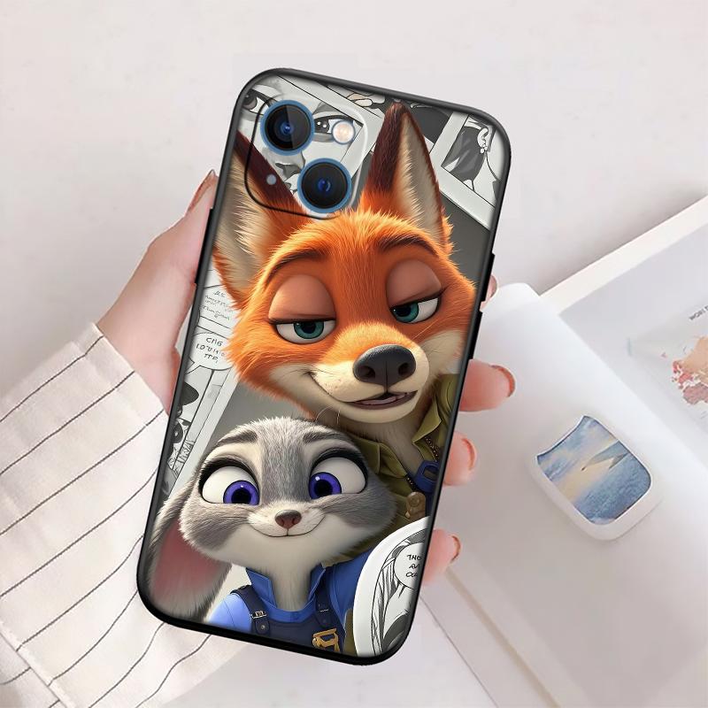 QE29 Зверополис Дисней Чехол для телефона для OPPO A40 A60 A80 A15 A16 A16K A12 A17 A17K A54 A54S A53 A53S A55 A56 A57 A98 F23