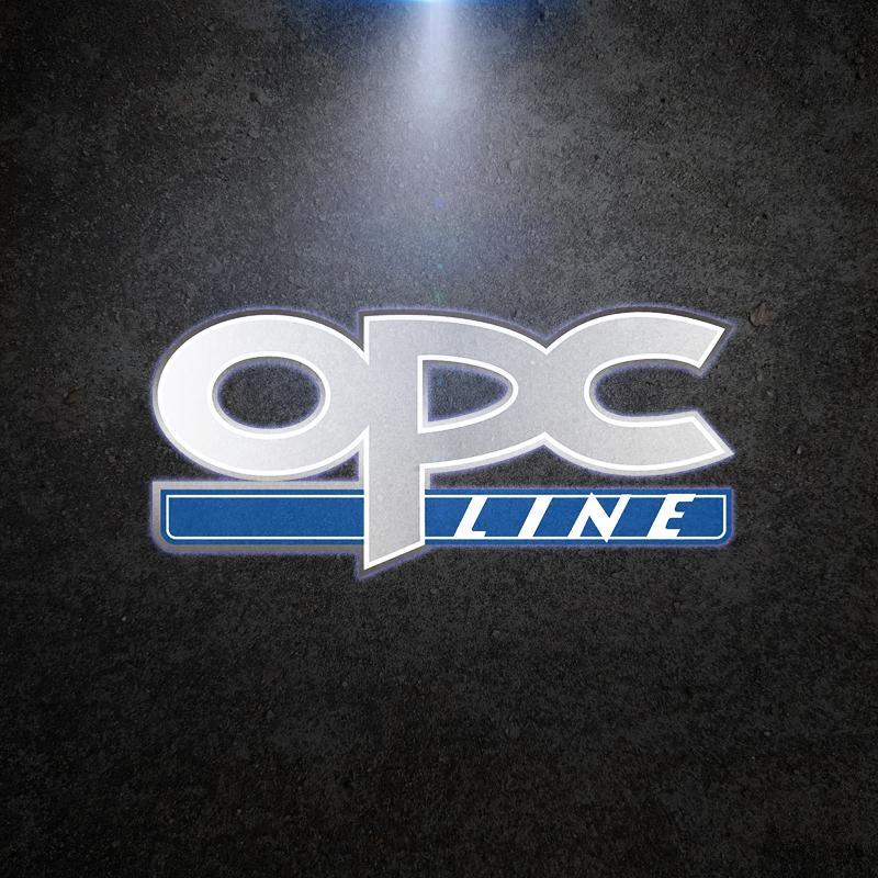 Логотип OPC LINE Беспроводной Проектор Приветствия на Дверь Автомобиля Светодиодные Приветственные Огни Для Opel Antara Mokka Zafira Astra Corsa Meriva Vectra