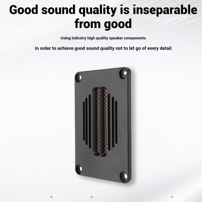 Квадратный Алюминиевый Ленточный Твитер Динамик Hifi Звук Улучшает Теплоотвод Динамический Диапазон Слуховой Динамик