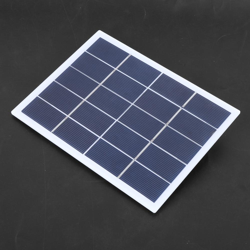 DC Output Polycrystalline Silicon Solar Panel Mini Portable Solar Panel Home Garden Lamp
