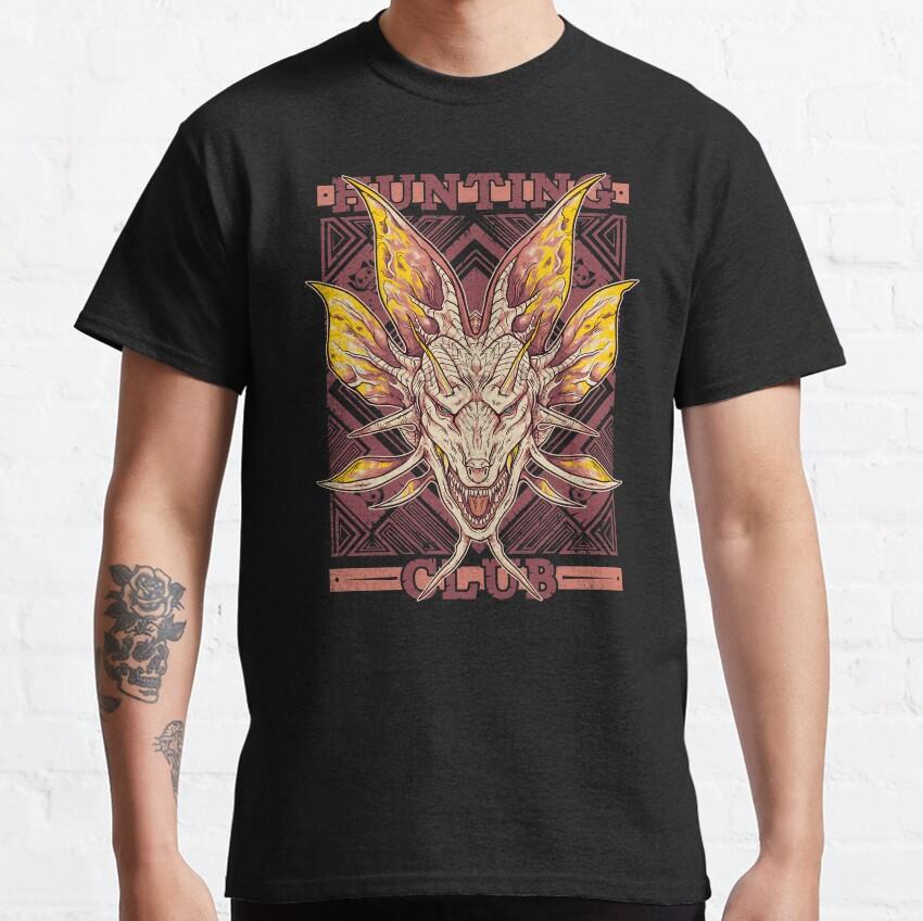 Hunting Club Mizutsune Monster Hunter Gaming Videogames Hunt Vintage Cotton Tee Short Sleeve T Shirt for Men Plus Size Clothes