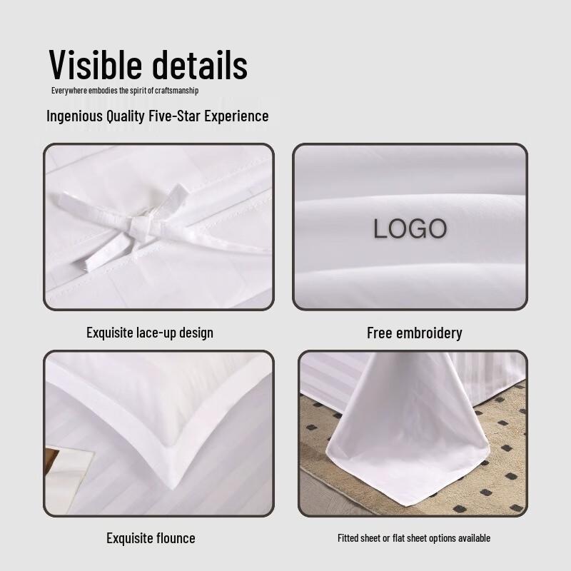 Mling Pure White Hotel & Homestay Duvet