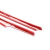 Красный для Mercedes Benz C Class W204 C180 C200 2007-2013 ABS, декоративные полоски для центральной консоли автомобиля, отделка