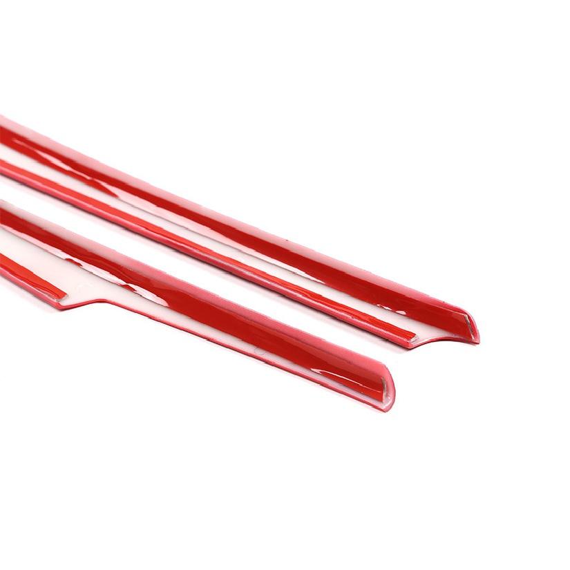 Красный для Mercedes Benz C Class W204 C180 C200 2007-2013 ABS, декоративные полоски для центральной консоли автомобиля, отделка