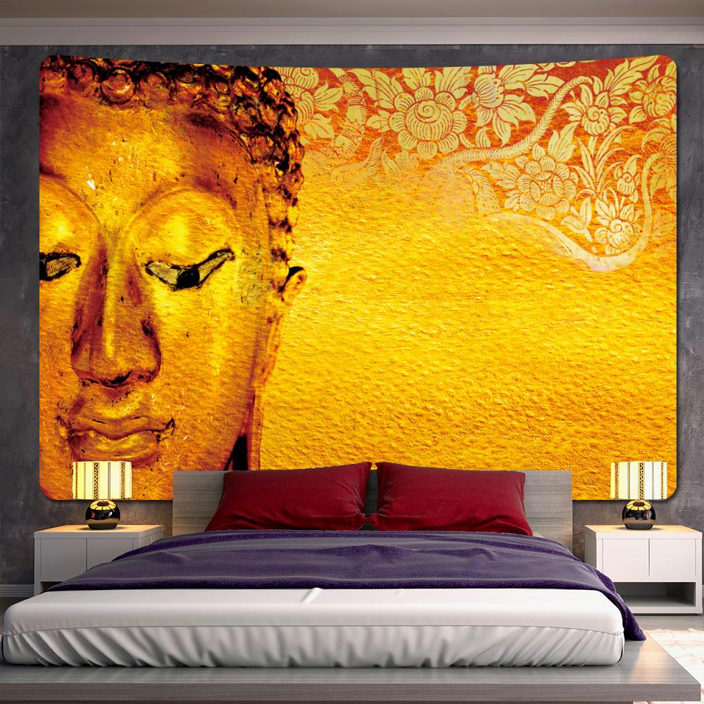 Будда медитация украшение дома гобелен Мандала богемное украшение психоделическая сцена настенное крепление Таро коврик для йоги