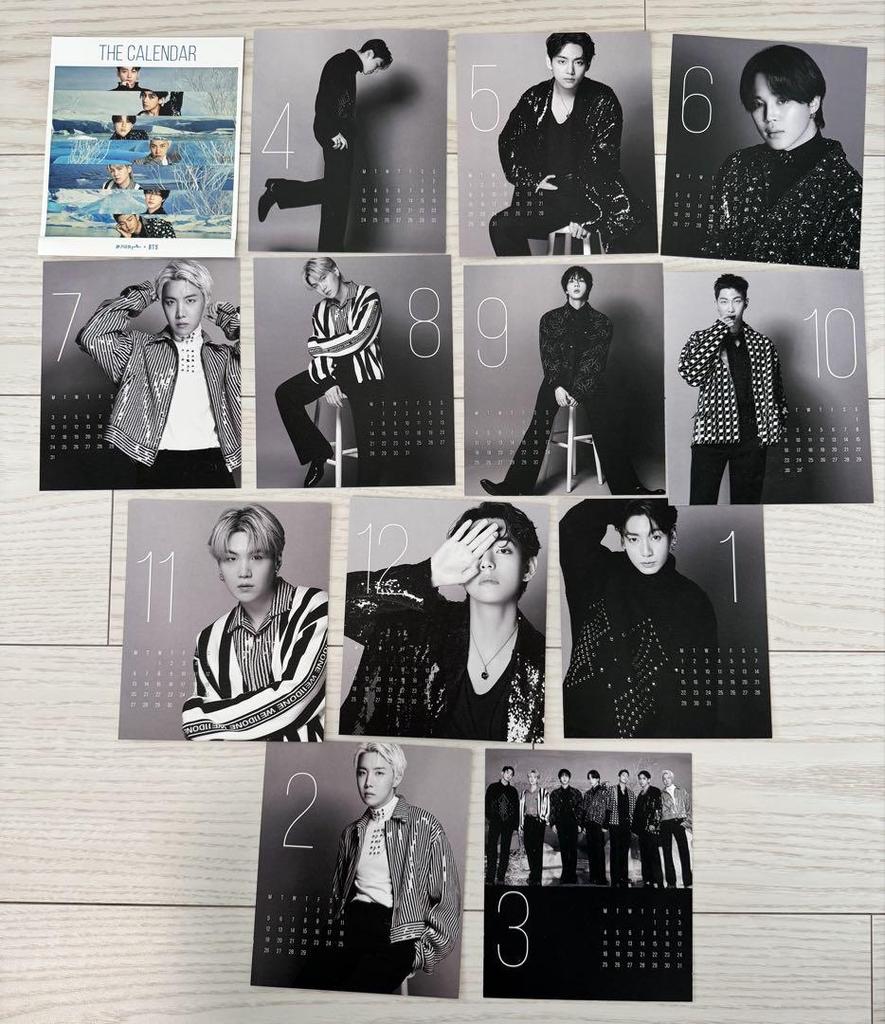 [ИСПОЛЬЗОВАННЫЙ] Официальный календарь BTS 2023 года 2 типа
