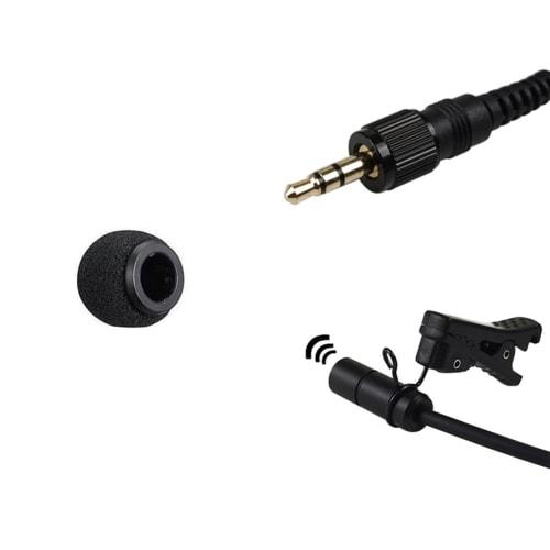 NiceAI Microphone Clip, Adjustable Loop Inner Diameter from 6.2mm to 7.5mm, Versatile, Compatible with Sony UWP Series Microphone Holder, Black, Set o