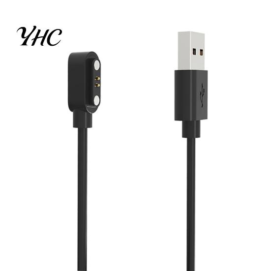Smartwatch Charging Cable Smart Watch Charger Safe Magnetic Fast Dock Adapter 2 PIN Wristwatch Cord Wire for HW12 HW16