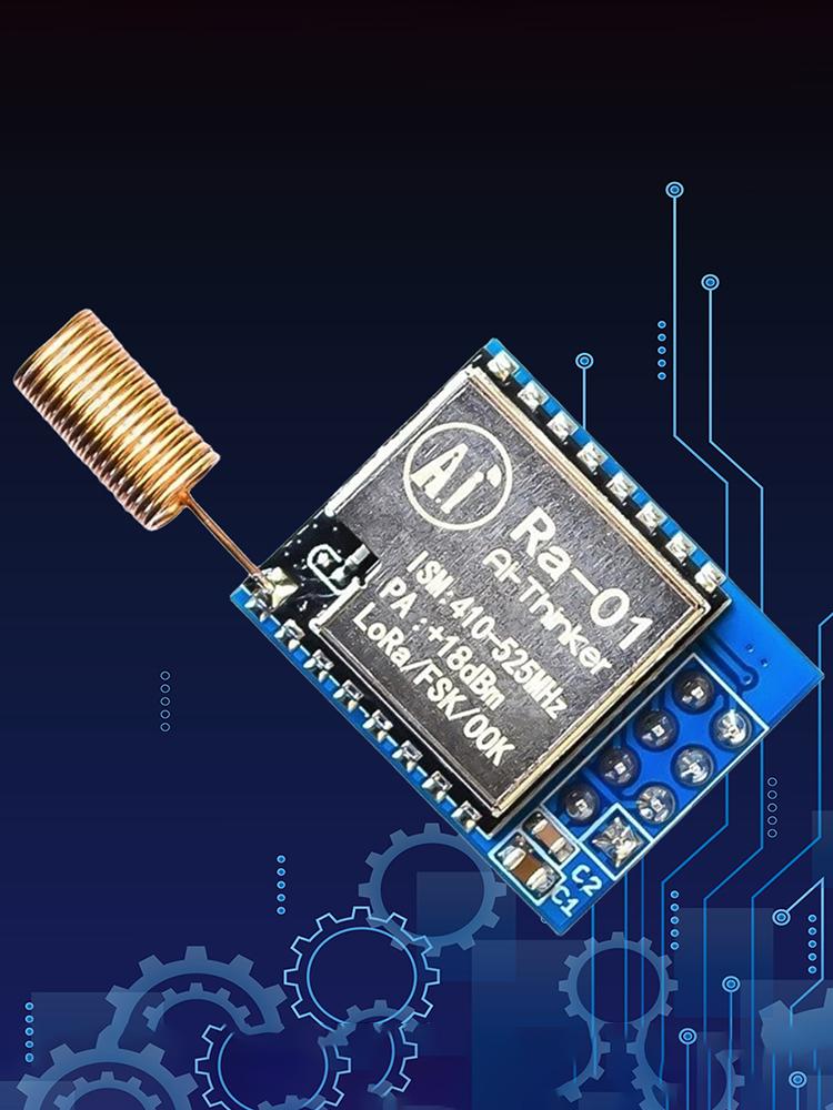 RA-01 SX1278 LORA беспроводной модуль передачи с расширенным спектром 433M последовательный беспроводной модуль с расширенным спектром и пружинной антенной