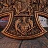 Троица Иисус и Мария Деревянный Крест Католический Домашний Декор Ручной Работы, Настенная Статуэтка, Подарок Христу