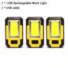 Super Bright LED Work Light Emergency Light Magnetic Auto Repair Light USB Rechargeable Flashlight Work Lamp Maintenance Light