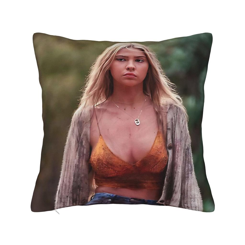 Madelyn Cline Beautiful Actress Poster Pillow Cover Kawaii Pillow Case For Sofa Bedroom Home Decor Design Pillowcases Gift Idea