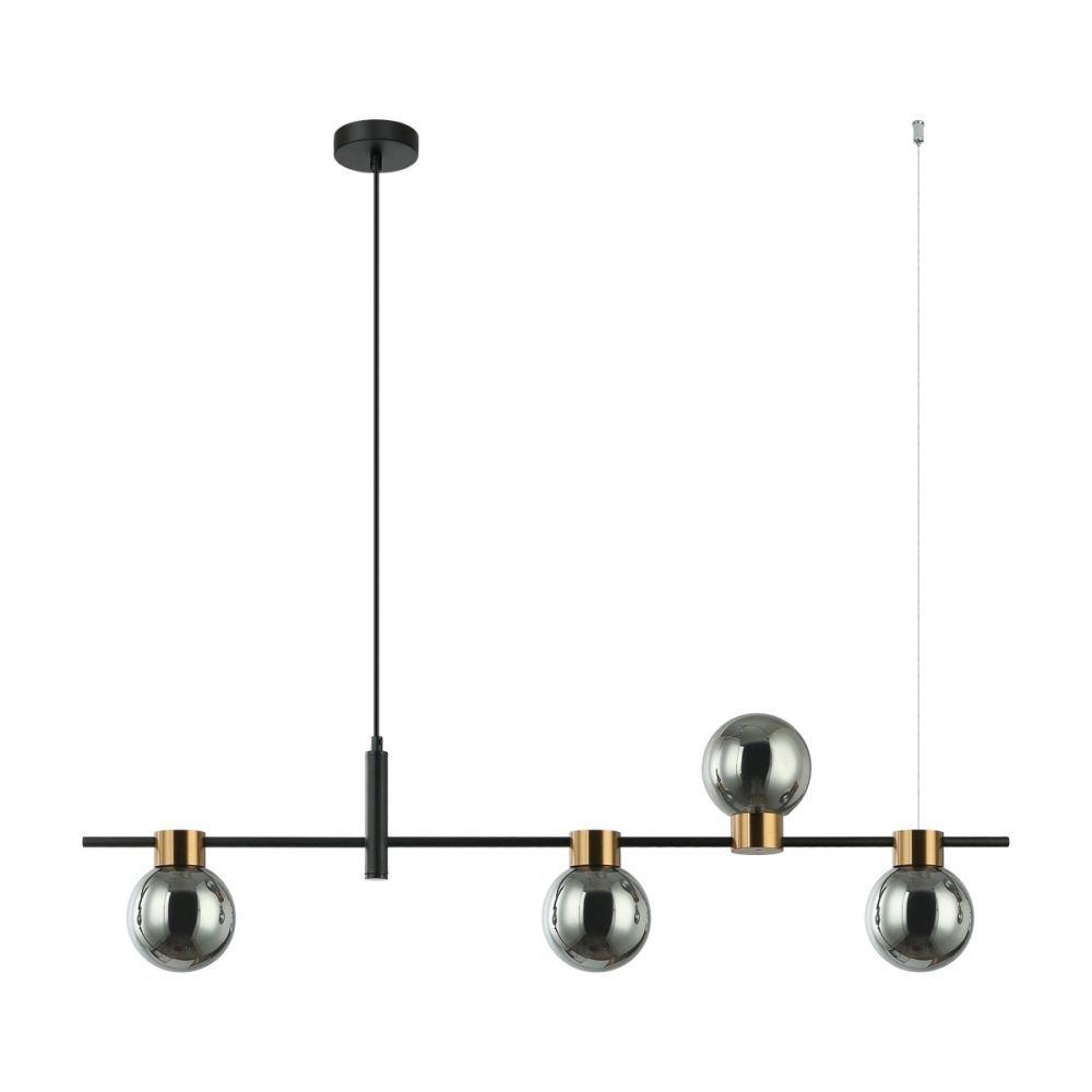 Lampa wisząca BLETTER PND-5225-4-BK-SG Italux