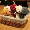 Keychain Animal Dolls Bag Pendant Tie Bear Doll Plush Pendant Bear Plush Keychain Bear Plush Toy