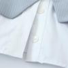 2025 Spring Women's Sweet Striped Patchwork Top - Cross-Border Commute Style