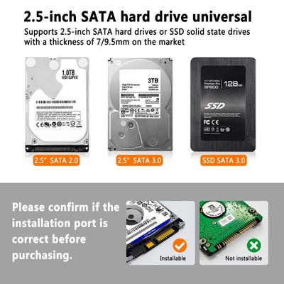 Бокс для жесткого диска USB3.0/USB2.0/Type C Корпус для жесткого диска 2,5 дюйма HDD Внешний корпус Бокс для жесткого диска Внешний корпус для HDD